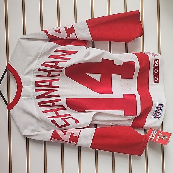Boys L/XL vintage Shanahan Red Wings jersey - Picture 1 of 8